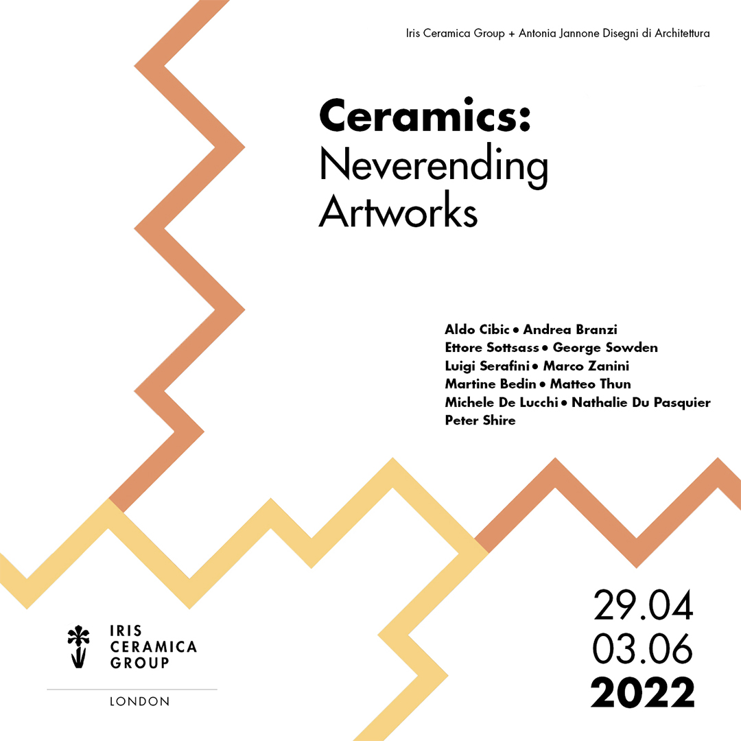 ARRIVA A LONDRA LA MOSTRA “CERAMICS: NEVERENDING ARTWORKS” DI IRIS CERAMICA GROUP